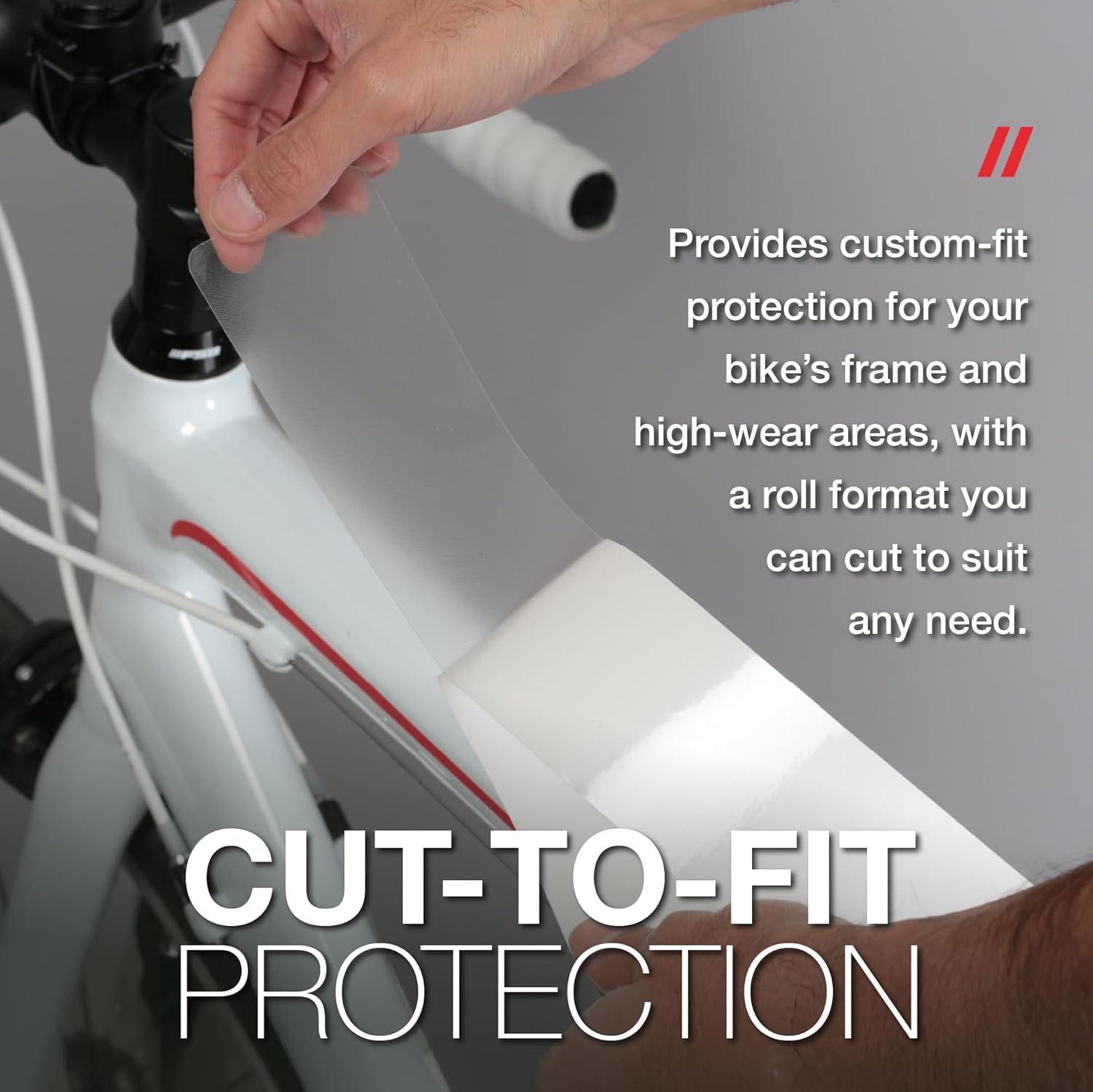 Zefal Skin Armor 3m Roll – 250-Micron Clear Polyurethane Bike Frame Protection - Image 3