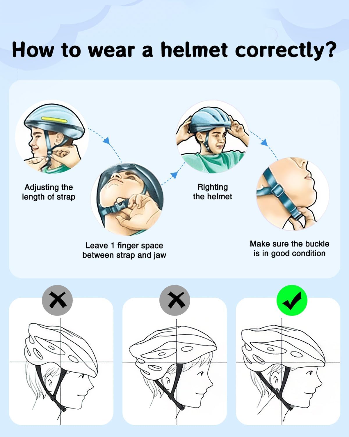 Toddler Bike Helmet for Toddlers Age 1-3/2-4/3-5-6Years Old, Baby Infant Bike - Image 7