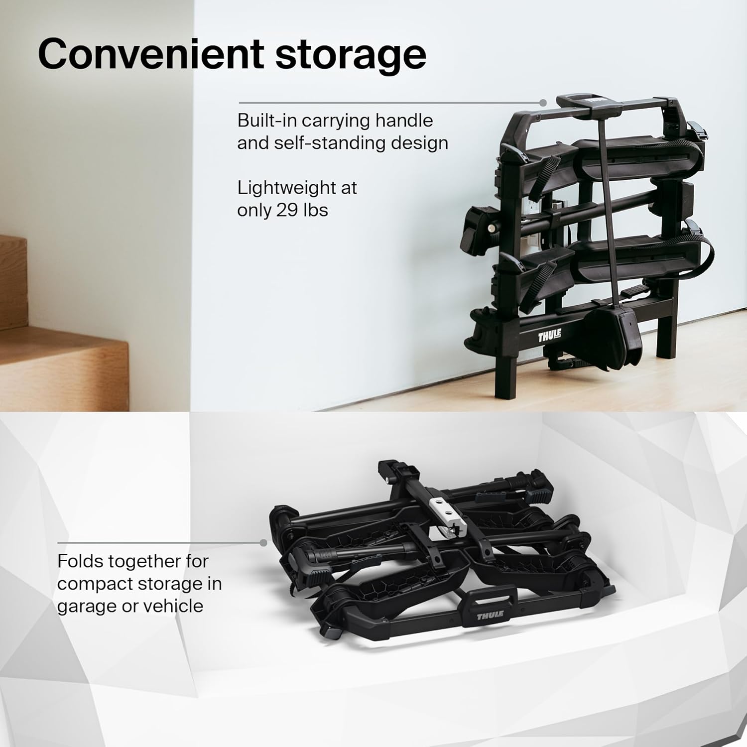 Thule Outpace 2 Bike Hitch Rack - Compact & Lightweight Platform Bike Rack - Image 6