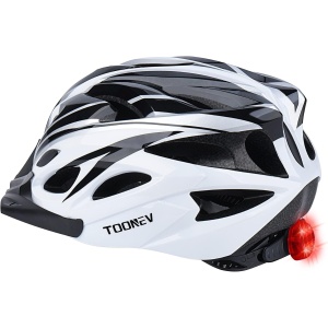 Adult Bike Helmet with Safety LED Light,Lightweight Integrally Sport Mountain