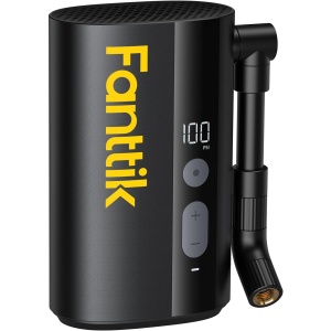 Fanttik X9 Ace Mini Bike Pump, 32s Fast Inflate Bike Pump with Gauge, 150PSI