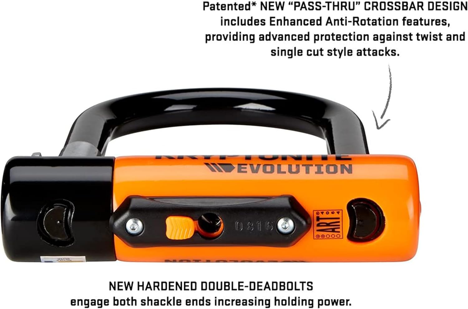 Kryptonite Evolution Mini-7 Bike U-Lock with 4 ft Security Cable - 7mm Max - Image 4