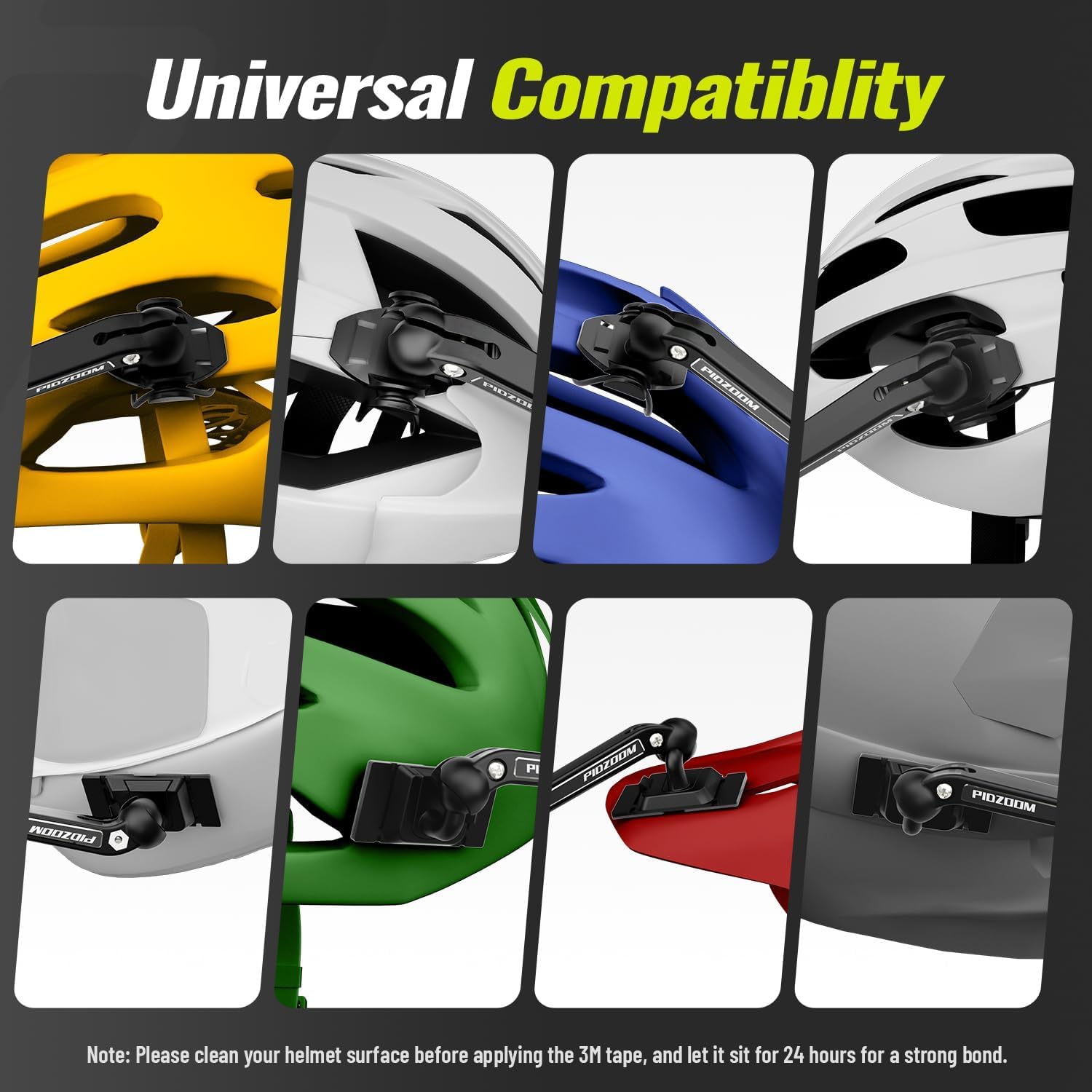 Bike Helmet Mirror for Cycling- 360° Adjustable and Rotatable Safe Rearview - Image 6