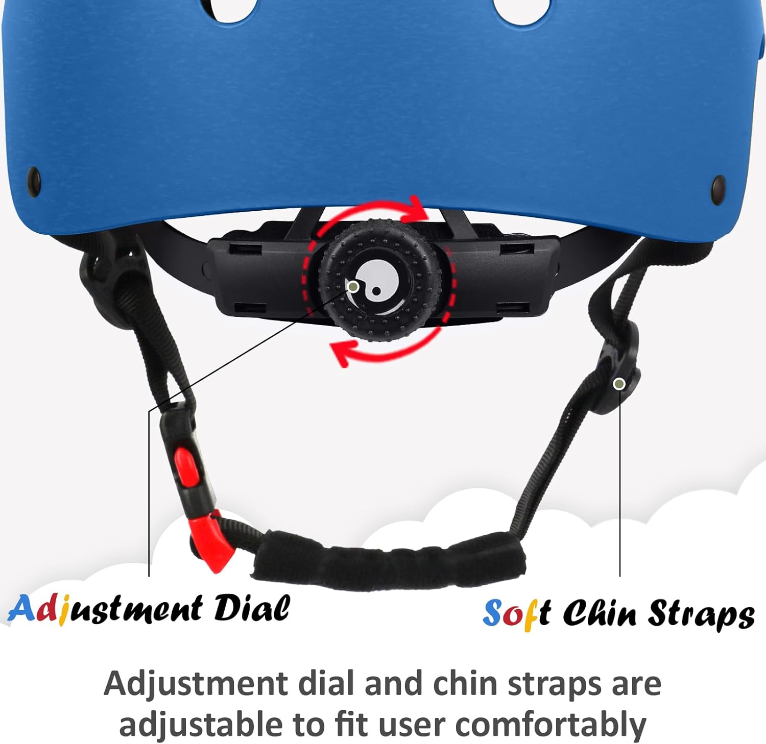 Kids Bike Helmet, Adjustable and Multi-Sport, from Toddler to Youth, 3 Sizes - Image 3