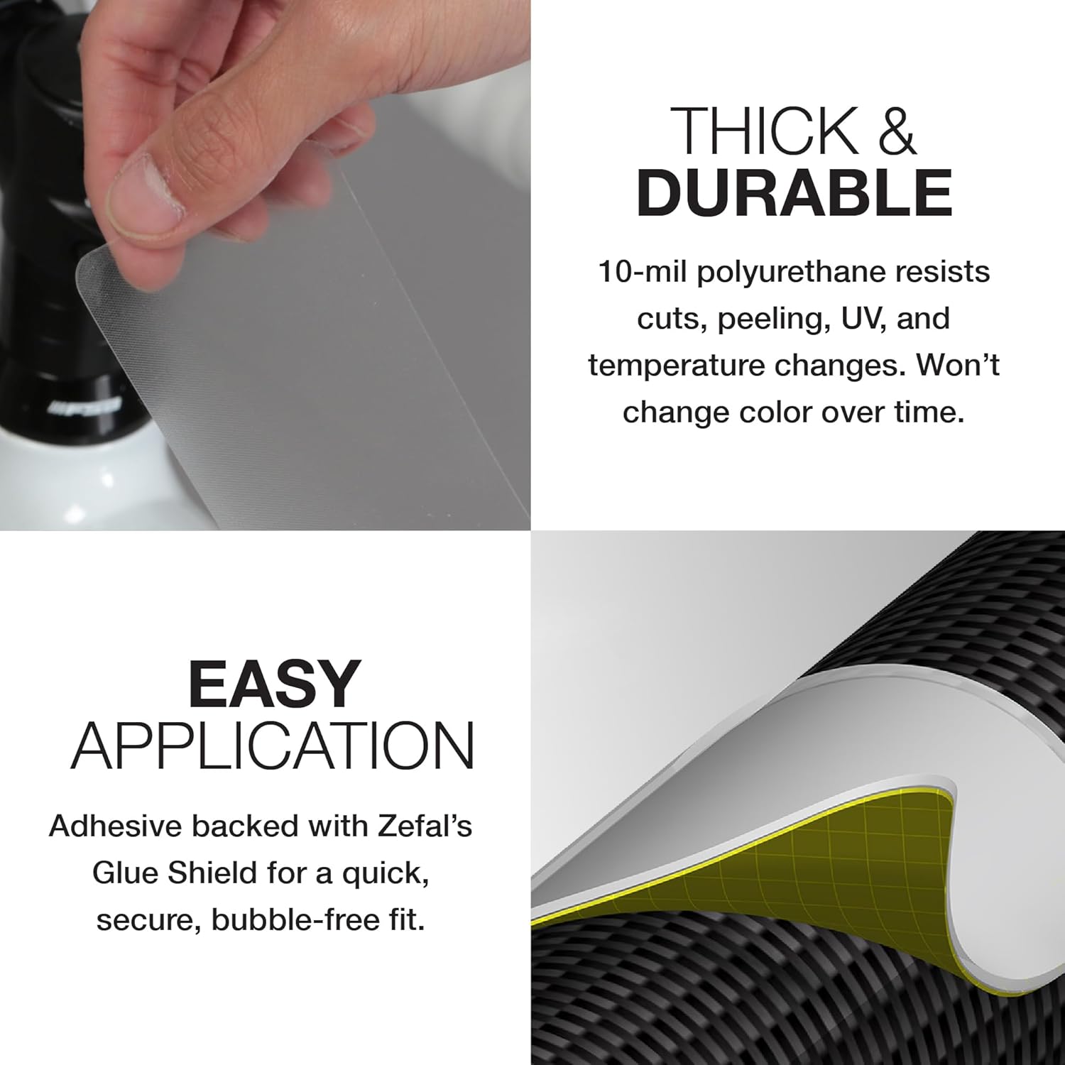 Zefal Skin Armor 3m Roll – 250-Micron Clear Polyurethane Bike Frame Protection - Image 6