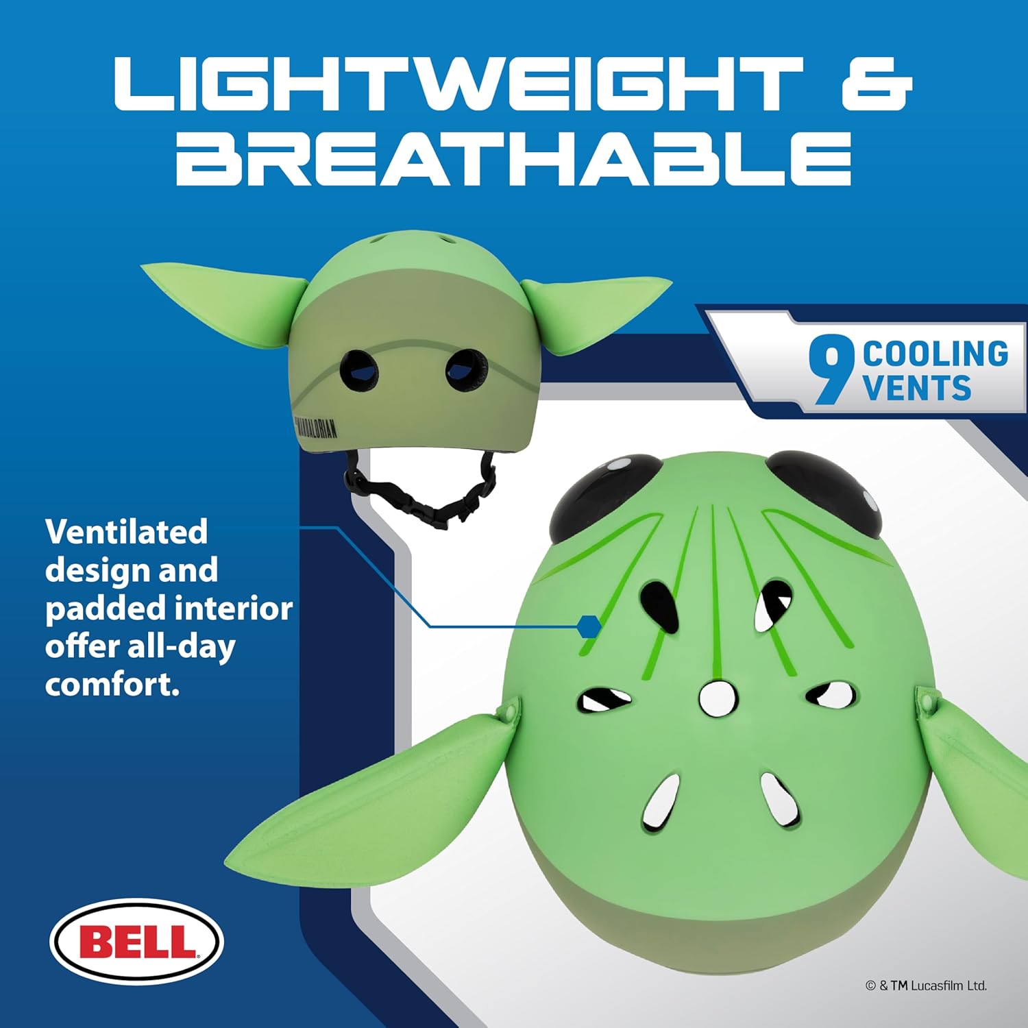 Bell Star Wars Child 3D Adjustable Multi-Sport Helmet (50–54 cm) - Image 8