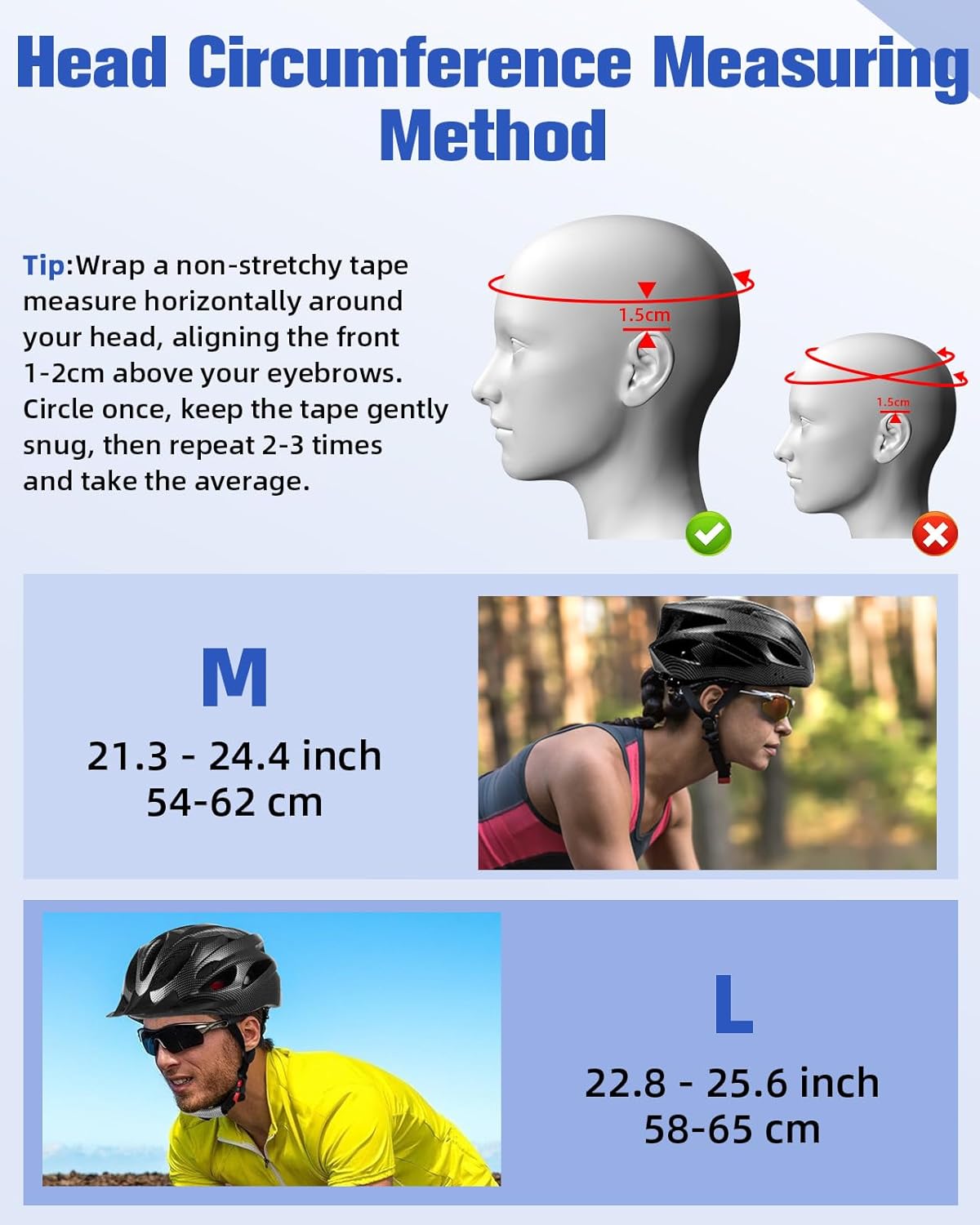 Zacro Adult Bike Helmet, Lightweight Bicycle Helmet with Removable Pads - Image 2
