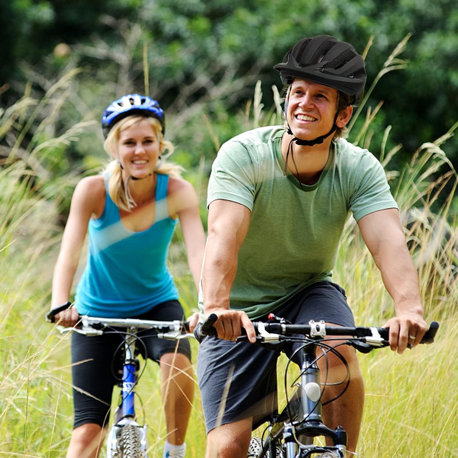 Exclusky Bike Helmet Men Women Adult Cycle Helmet with LED Light Adjustable - Image 6