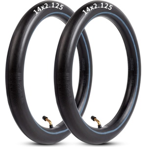 Heavy-Duty 14 x 2.125 Inner Tube 14 Inch Electric Bike Tubes with Angled Valve