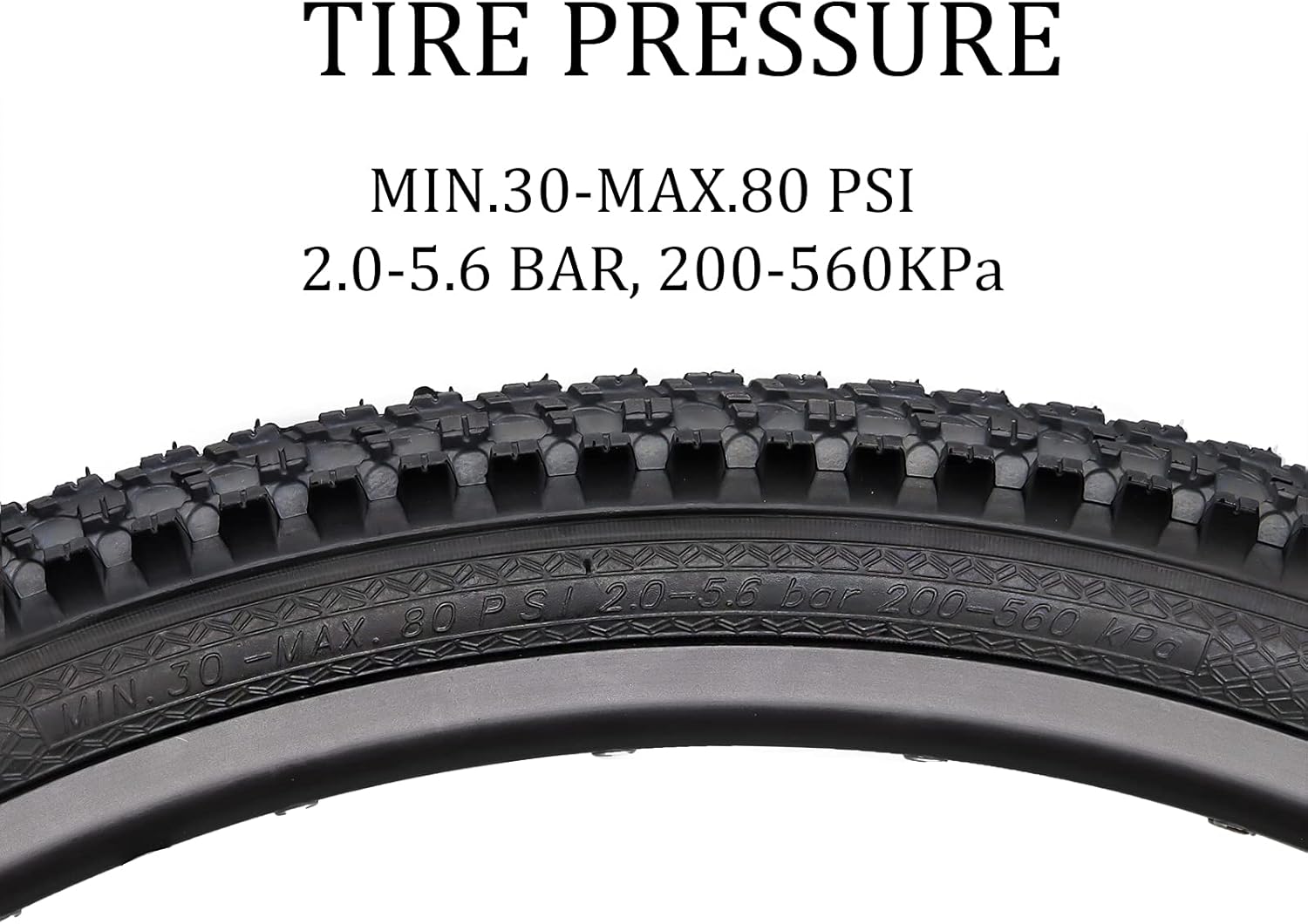 Hycline 2-Pack Mountain Bike Tires Set: 20/24/26/27.5-inch Folding Replacement - Image 4