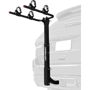 Retrospec Lenox 2-5 Bike Rack Hitch for Car, Truck, SUV - 2in Hitch Mount