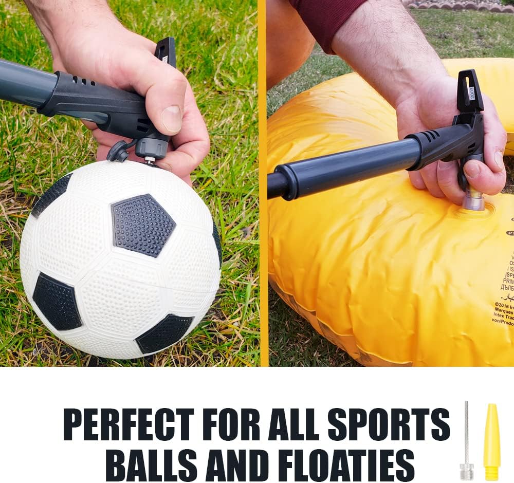 BV Mini Bike Pump Portable Frame Pump, Air Ball Pump Inflator with Ball Pump - Image 6