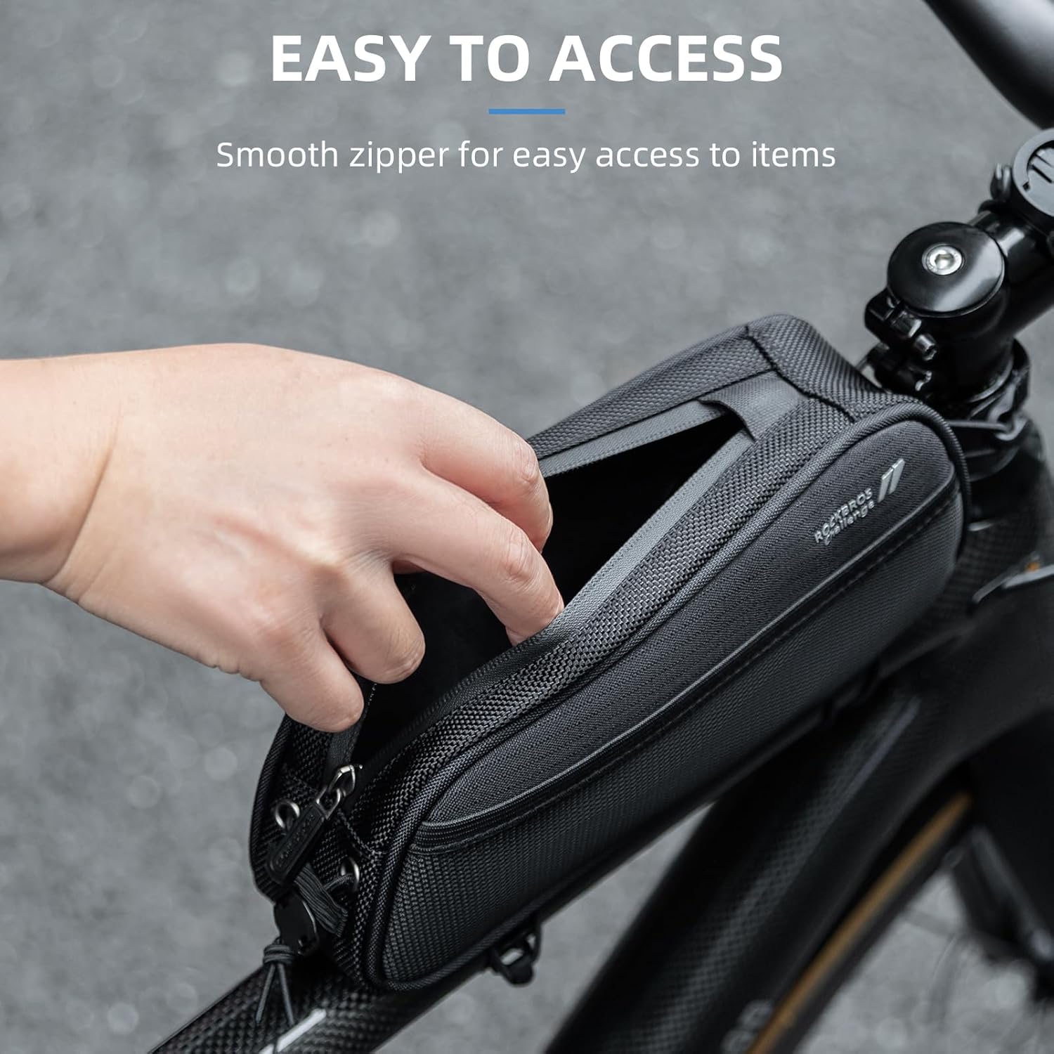 ROCKBROS Top Tube Bike Bag Bicycle Top Tube Bag Front Frame Bag Cycling - Image 4