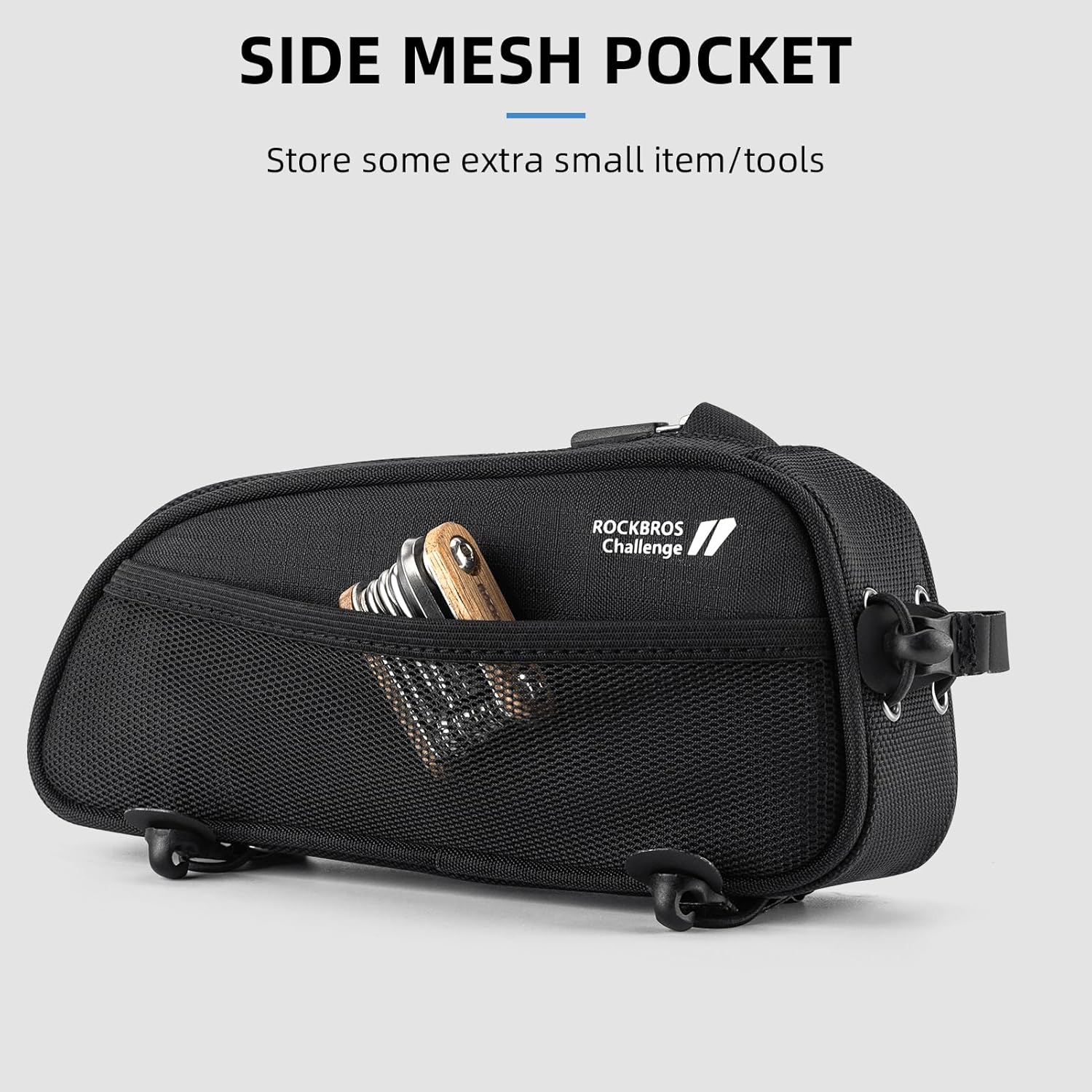 ROCKBROS Top Tube Bike Bag Bicycle Top Tube Bag Front Frame Bag Cycling - Image 5