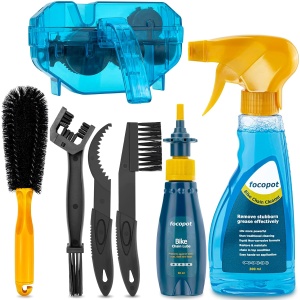 focopot Bike Chain Cleaner Kit Including Cleaning Brush Tool,Bicycle Chain