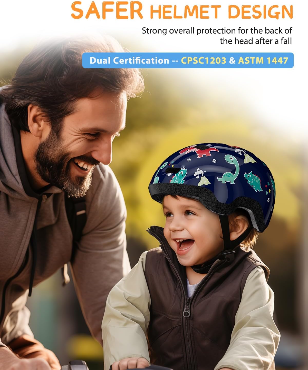 Toddler Bike Helmet for Toddlers Age 1-3/2-4/3-5-6Years Old, Baby Infant Bike - Image 6
