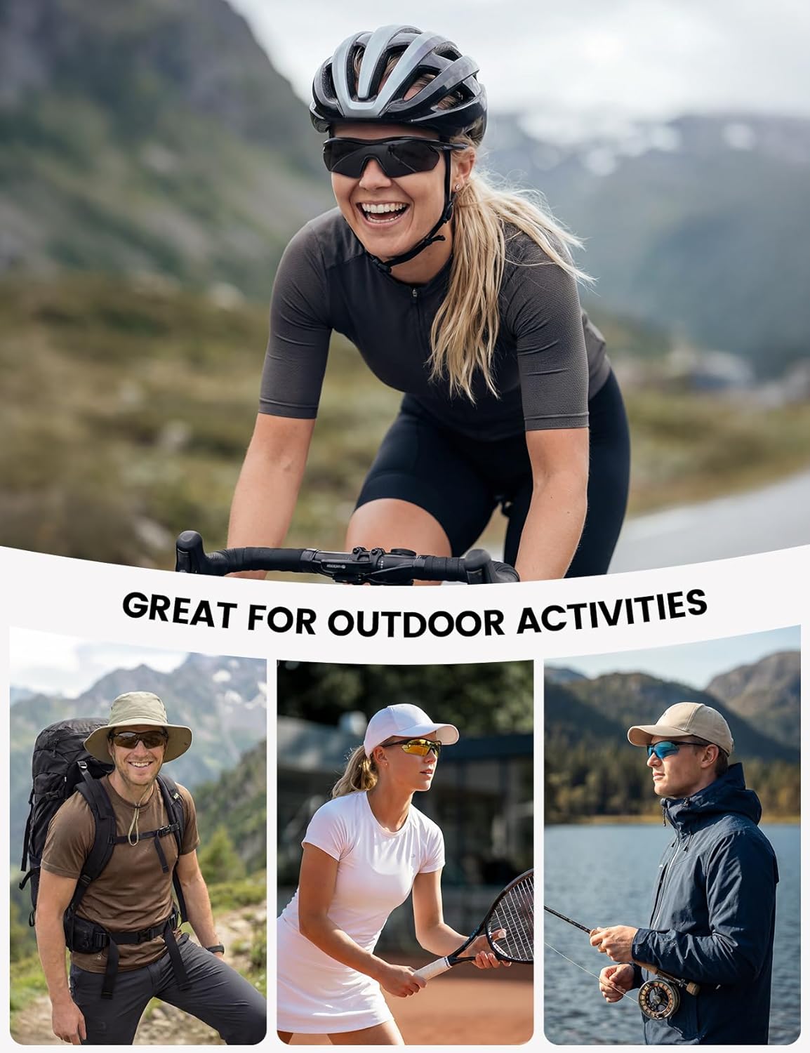 Lamicall 22g Polarized Sports Sunglasses - UV400 Protection Men Women Sun - Image 7