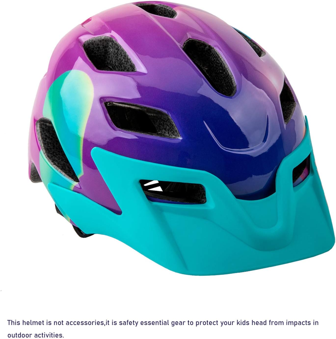 SIFVO Kids Bike Helmet for Boys and Girls 5-14, With Removable Visor, - Image 3