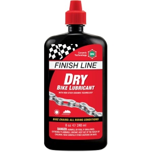 Finish Line Dry Bike Chain Lube – Ceramic Dry-Film Lubricant – Dirt & Dust