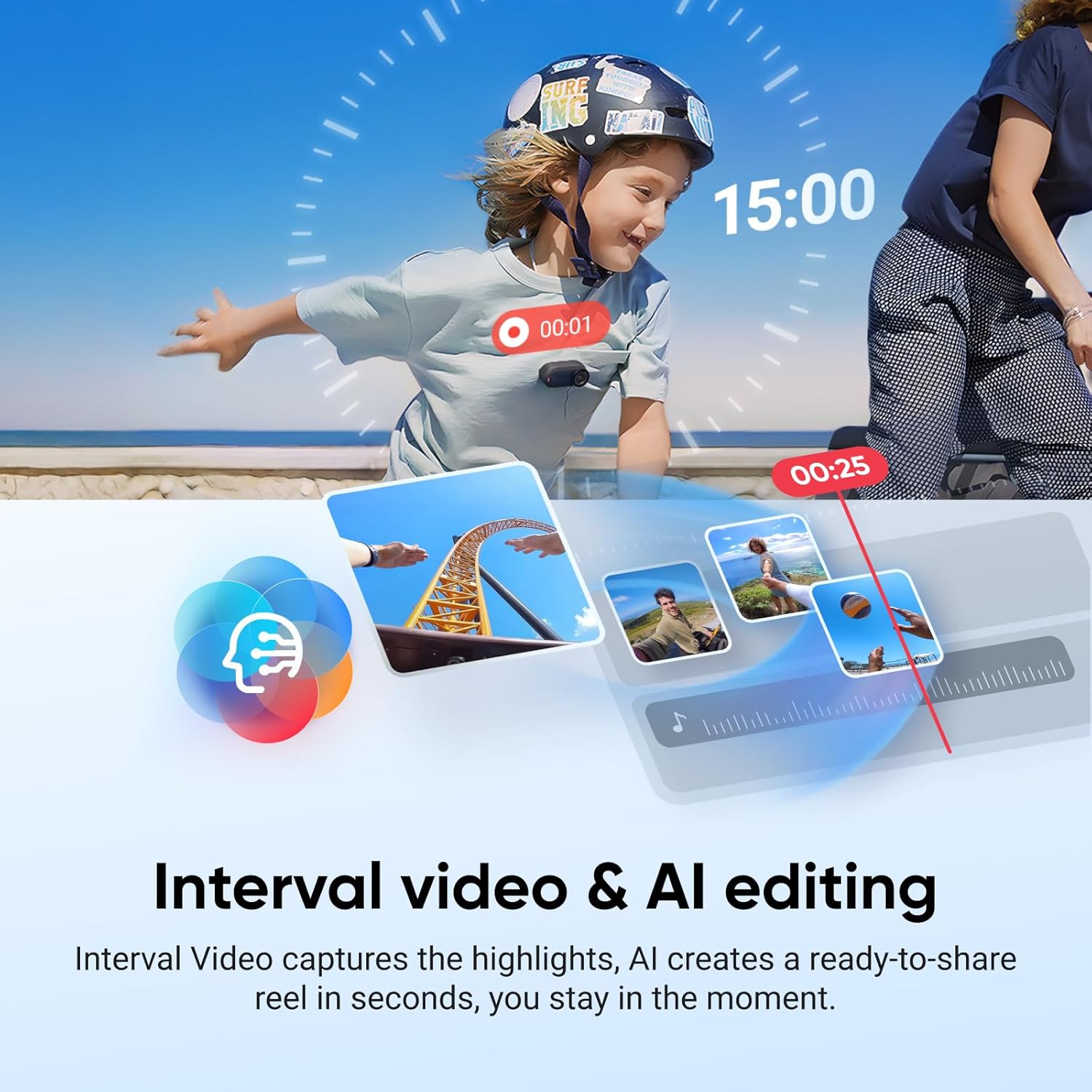 Insta360 GO 3S - 128 GB Black 4K Tiny Portable Vlogging Camera, Hands-Free POVs - Image 7