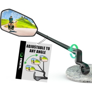 RBRL Bike Mirror, Stable and Anti-fall Bicycle Mirror, Not Easy to Block