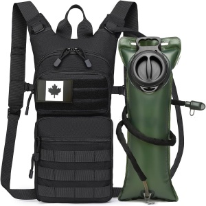 Insulated Water Hydration Pack Bag with 3L TPU Bladder Tactical Molle Hydration