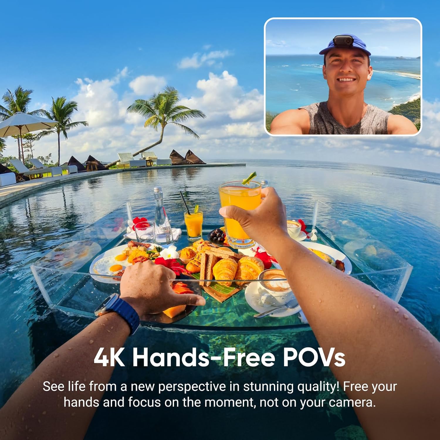 Insta360 GO 3S - 128 GB Black 4K Tiny Portable Vlogging Camera, Hands-Free POVs - Image 3
