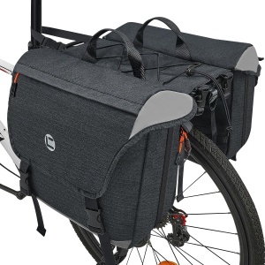 WOTOW Waterproof Bike Pannier Bag - 35L Large Capacity Bike Rear Rack Storage