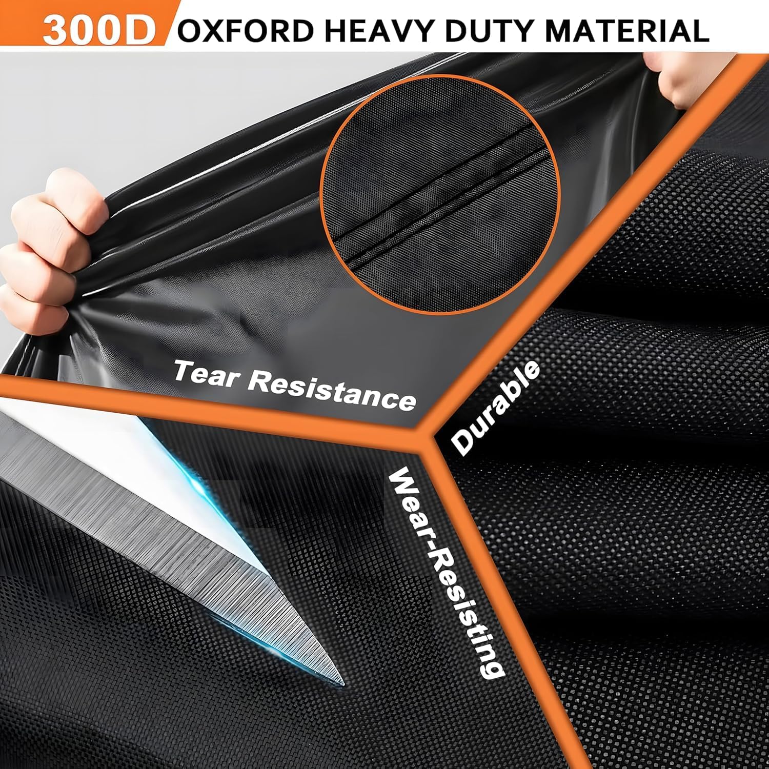 Bike Cover for 1, 2 or 3 Bikes Outdoor Waterproof Bicycle Covers 420D Heavy Duty - Image 4