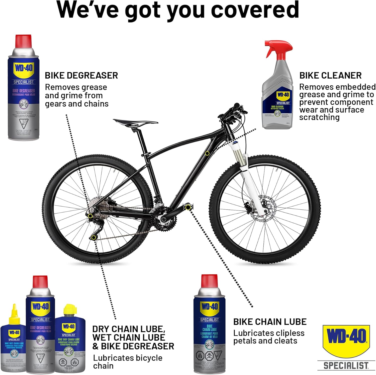 WD-40 Specialist Bike | Foaming Cleaner and Degreaser | Safe for all finishes - Image 4