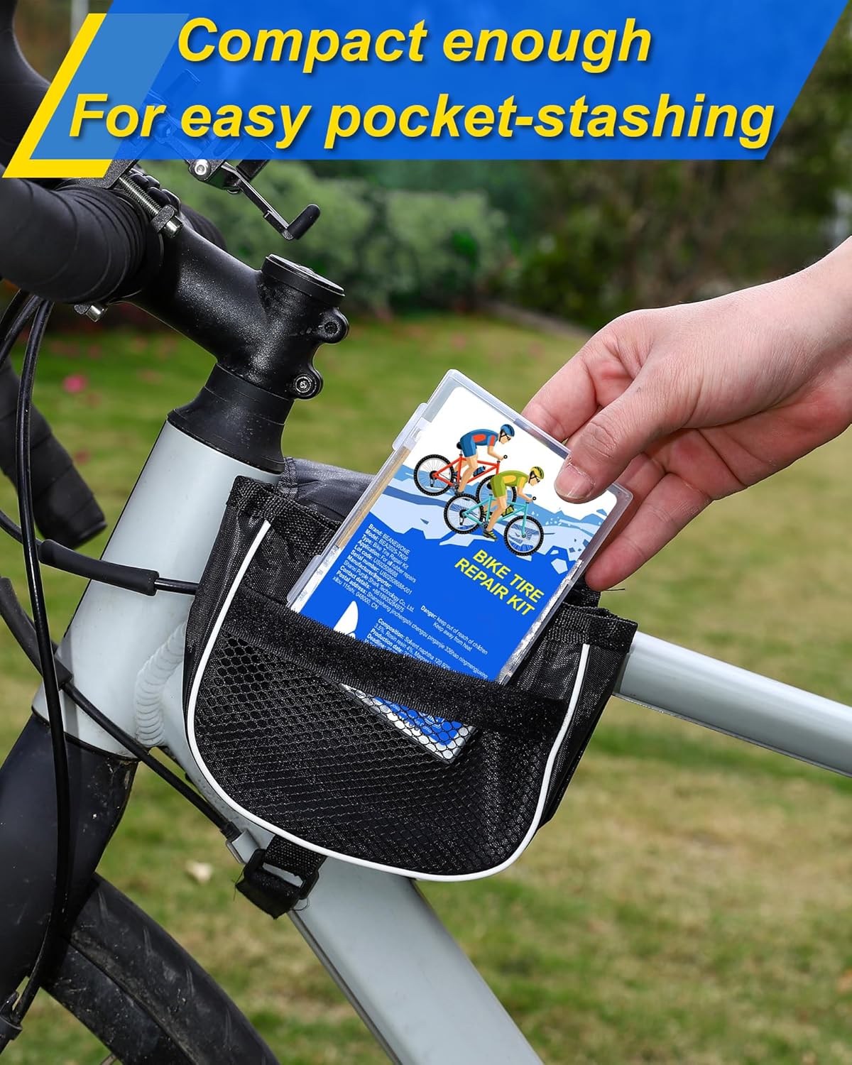 Bike Tire Repair Kit, Bicycle Inner Tube Patch Kit – Portable Case for Bicycle - Image 5