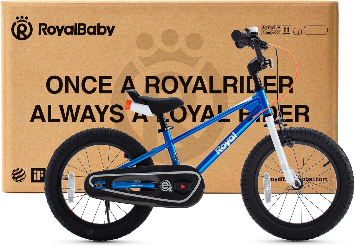 RoyalBaby EZ Kids Bike 12 14 16 18 20 Inch Balance Pedal 2-in-1 Training Bicycle - Image 6