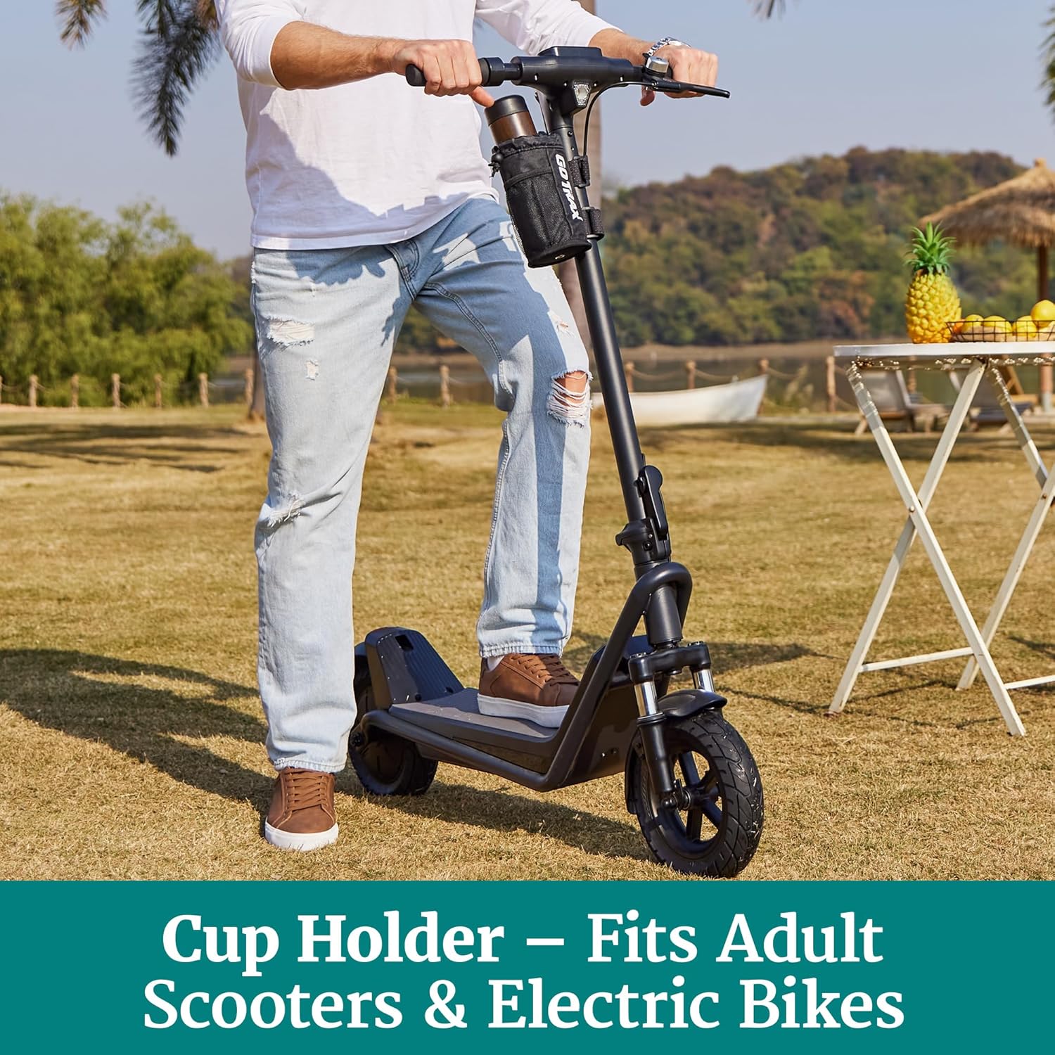 GOTRAX Cup Holder, Bike Water Bottle Holder for E Scooters & E-Bikes - Image 2