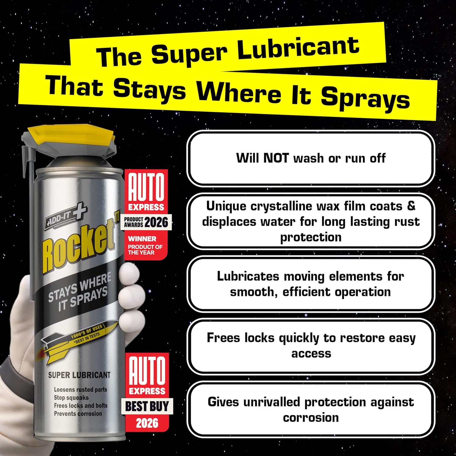 Multi-Purpose Lubricant Spray, 15.2 Fl Oz - Penetrating Oil & Anti-Corrosion - Image 4