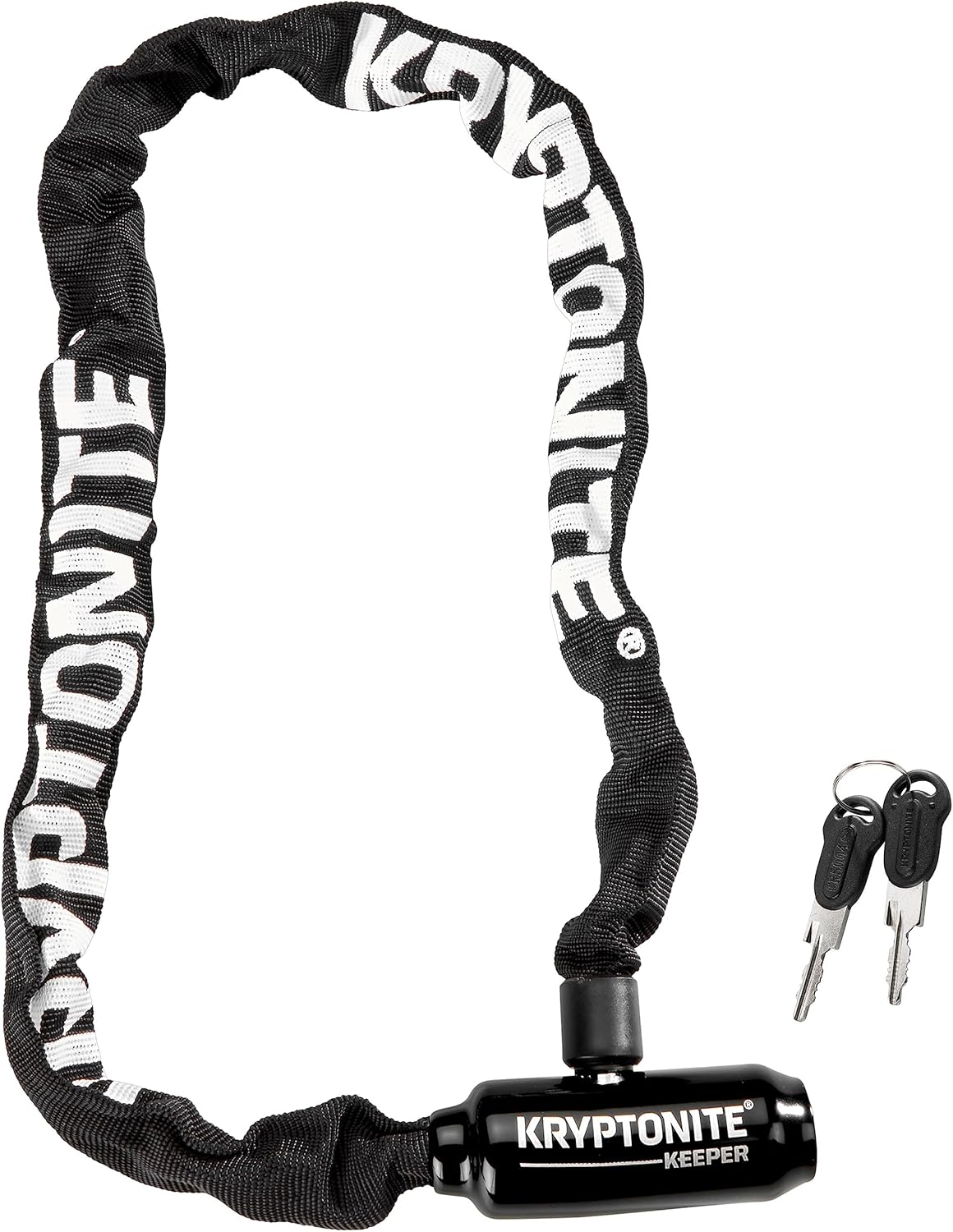 Kryptonite Keeper 585 5mm Chain Bicycle Lock, Black, 5mm x 85cm