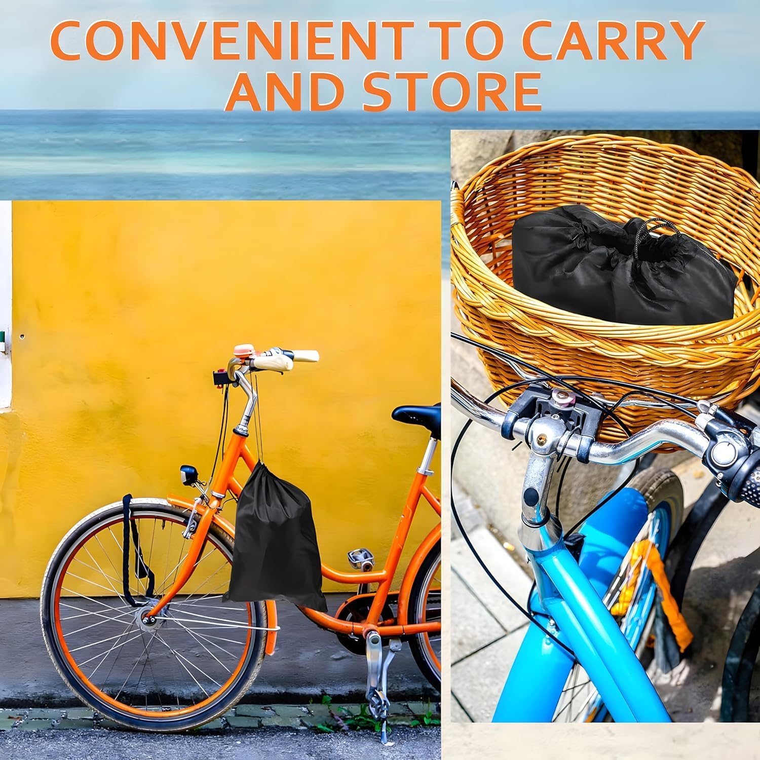 Bike Cover for 1, 2 or 3 Bikes Outdoor Waterproof Bicycle Covers 420D Heavy Duty - Image 2