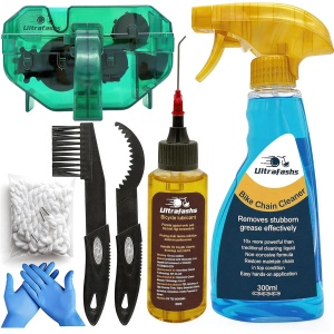 Bike Cleaning Kit - Complete Bicycle Maintenance Set with Degreaser, Lubricant