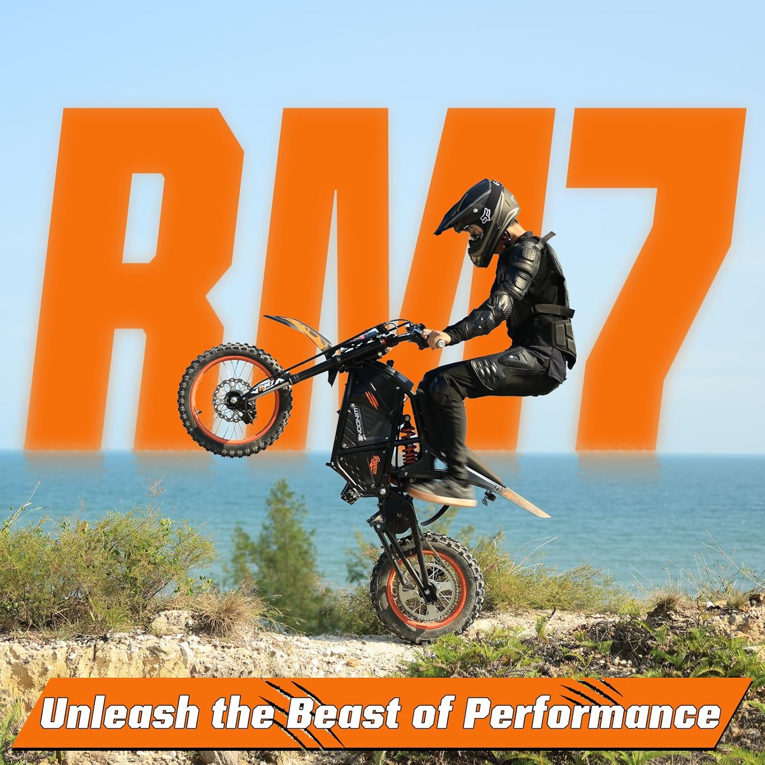 RM7 Electric Dirt Bike for Adults & Teens, 2200W Peak Ebike, 48V 22.5Ah, 37 MPH - Image 9