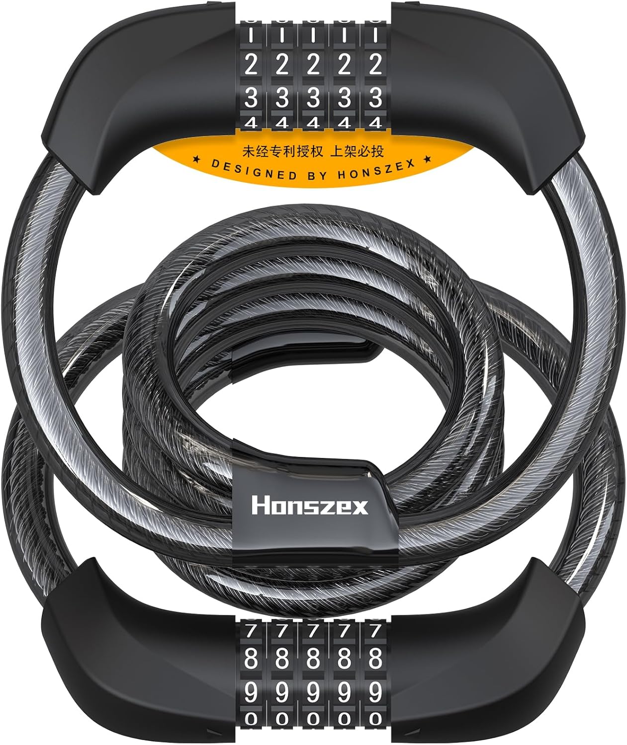 Scooter Lock, Cadenas Trotinette, Bike Lock, Cable Lock with 5-Digit Combination