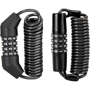 ROCKBROS Motorcycle Helmet Lock, Bike Helmet Lock, 4 Digit Little Cable Lock