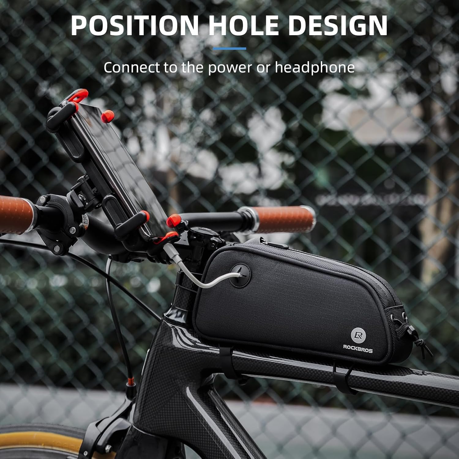ROCKBROS Top Tube Bike Bag Bicycle Top Tube Bag Front Frame Bag Cycling - Image 6