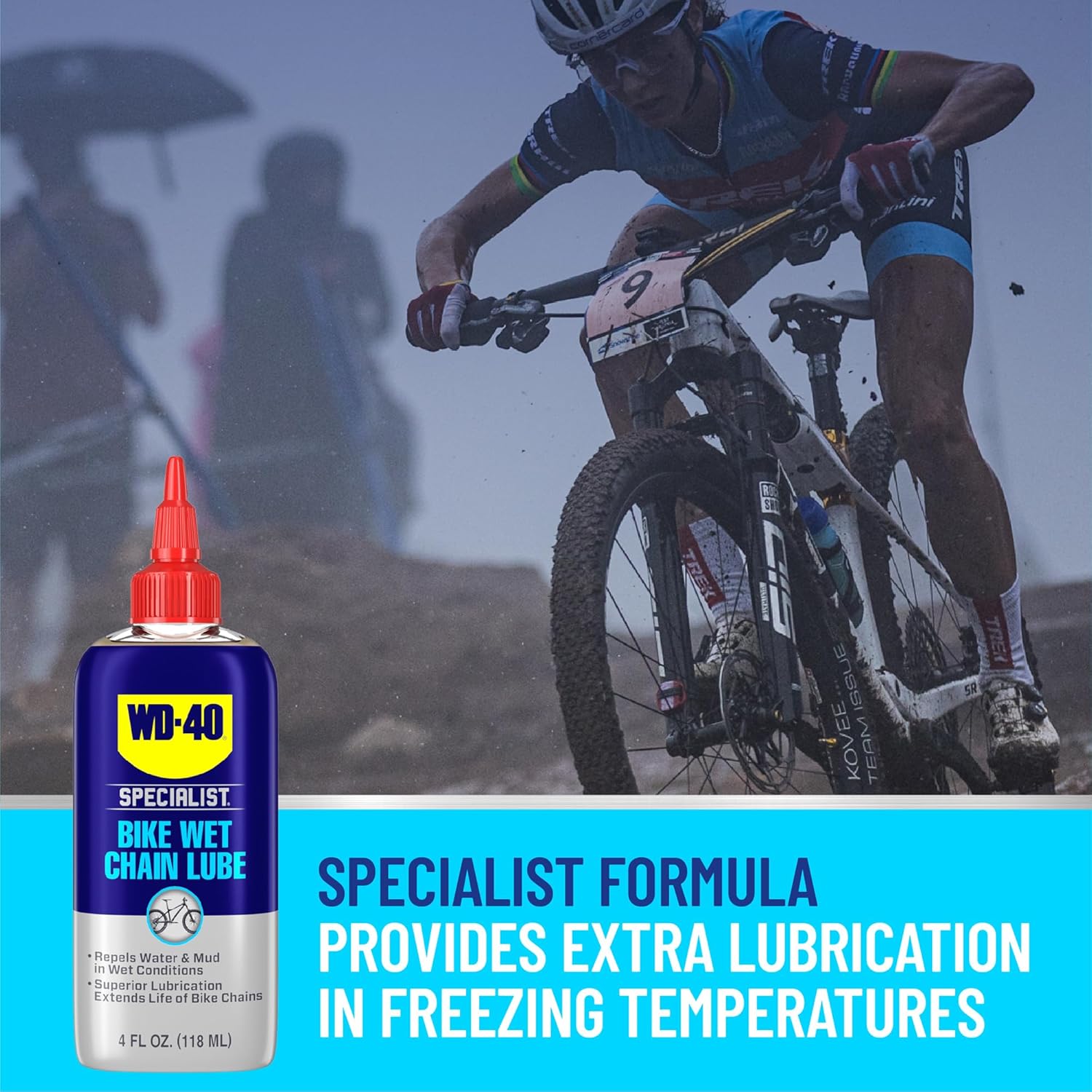 WD-40 Specialist Bike | Wet Chain Lubricant, 118ml | Formulated to Provide - Image 4