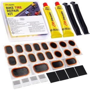 Bike Tire Repair Kit, Bicycle Inner Tube Puncture Patch Kits with 20 PCS