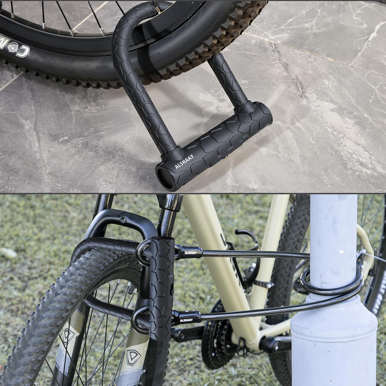 Heavy Duty Bike U Lock - Super Strong 12 Ton Shear, 20mm U Shape Lock Anti-Theft - Image 7