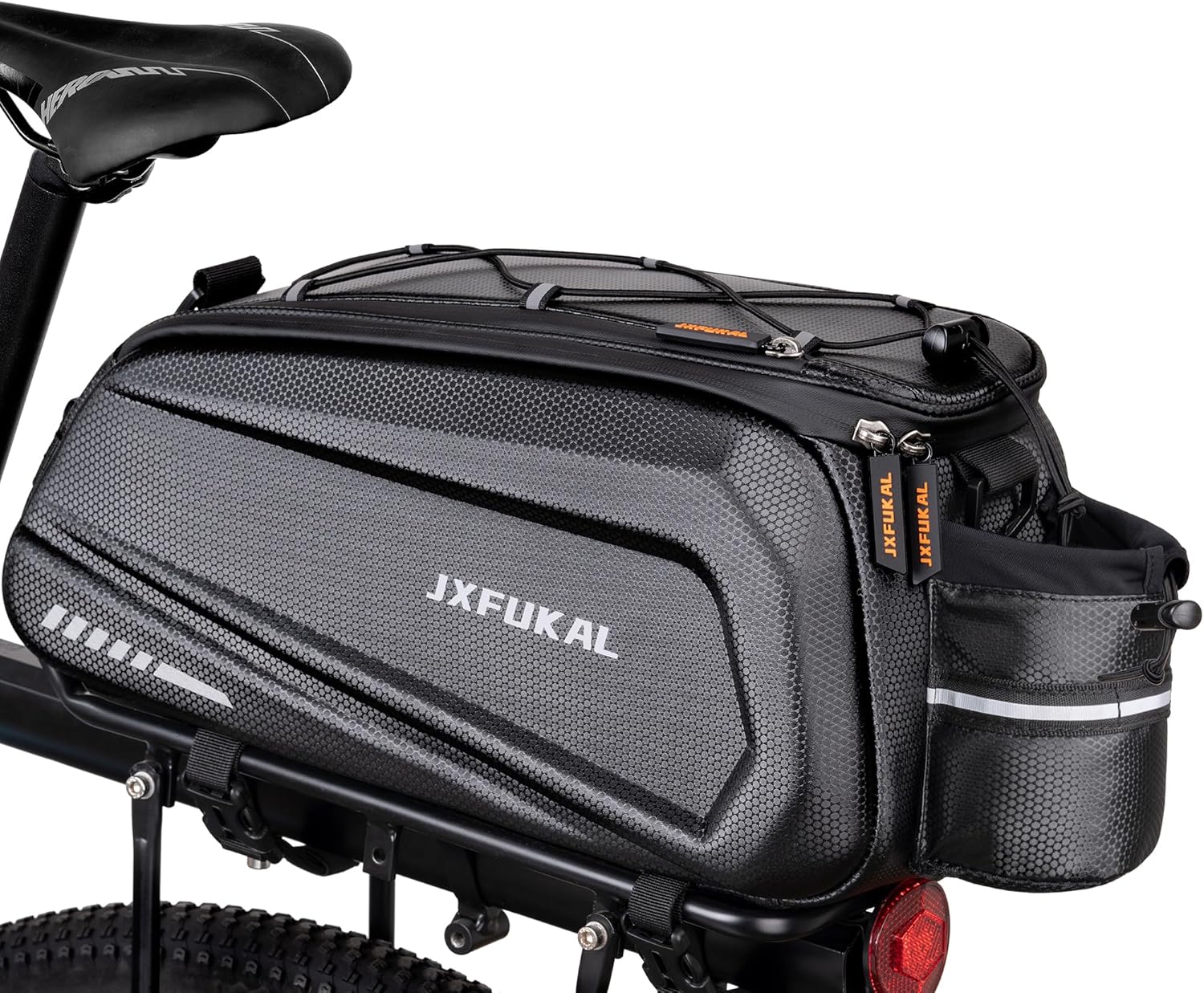 JXFUKAL Bike Bags for Bicycle Rear rack - 9.5L/17L/40L Hard Shell Waterproof