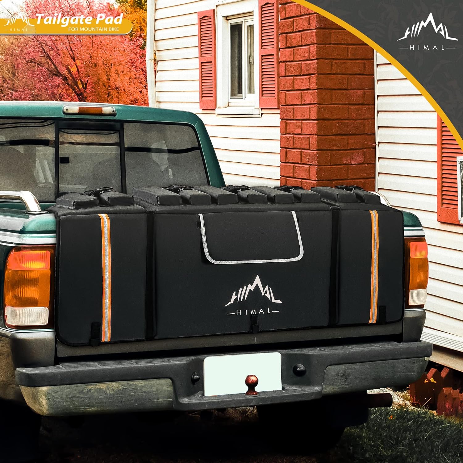 GoHimal Tailgate Pad Pro for Mountain Bike, Tailgate Bike Pads Up to 5 Off-Road - Image 6