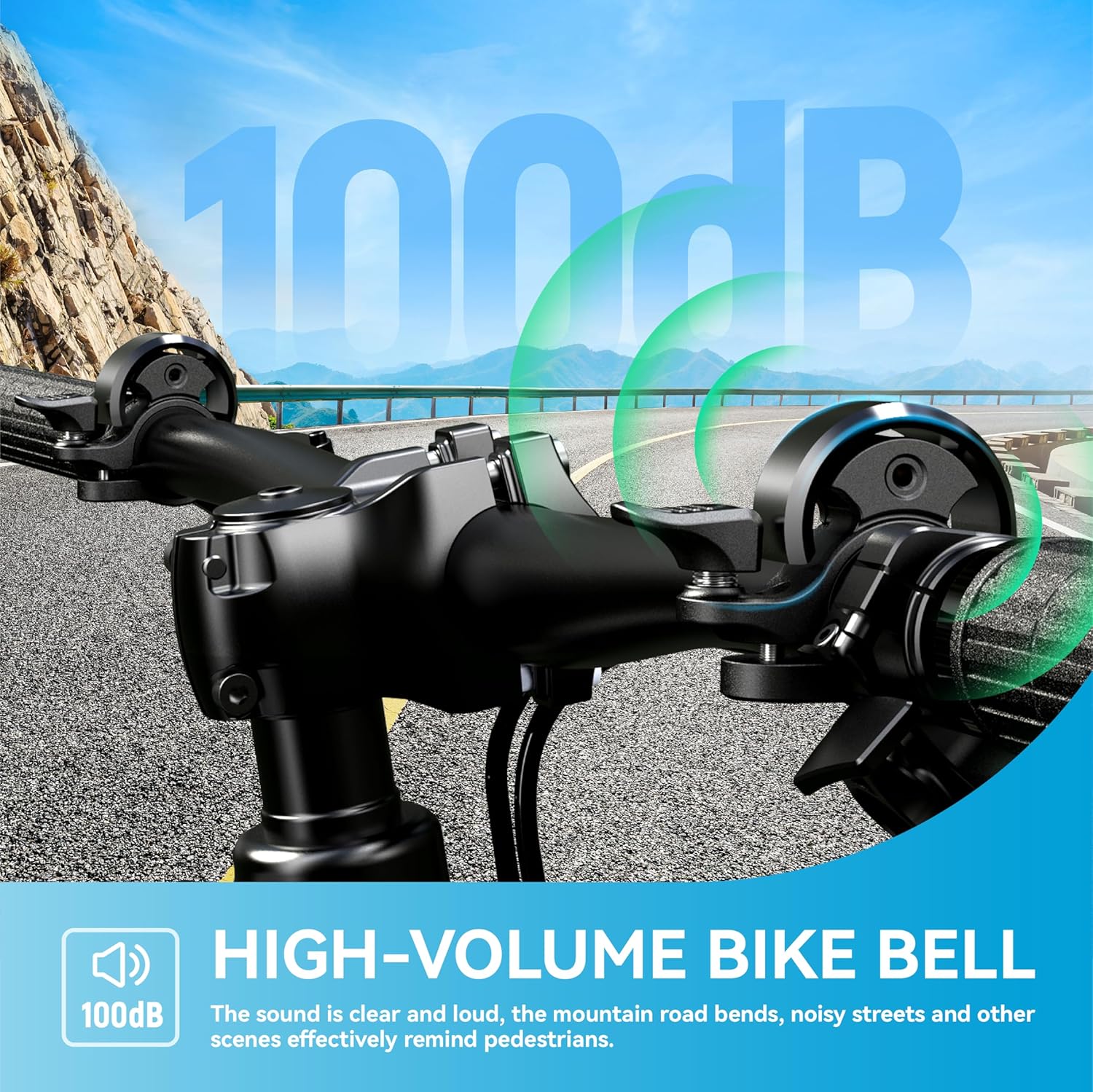 Greallthy Bike Bell - Aluminum Alloy, Clear Loud Sound - for Adults & Kids - Image 5