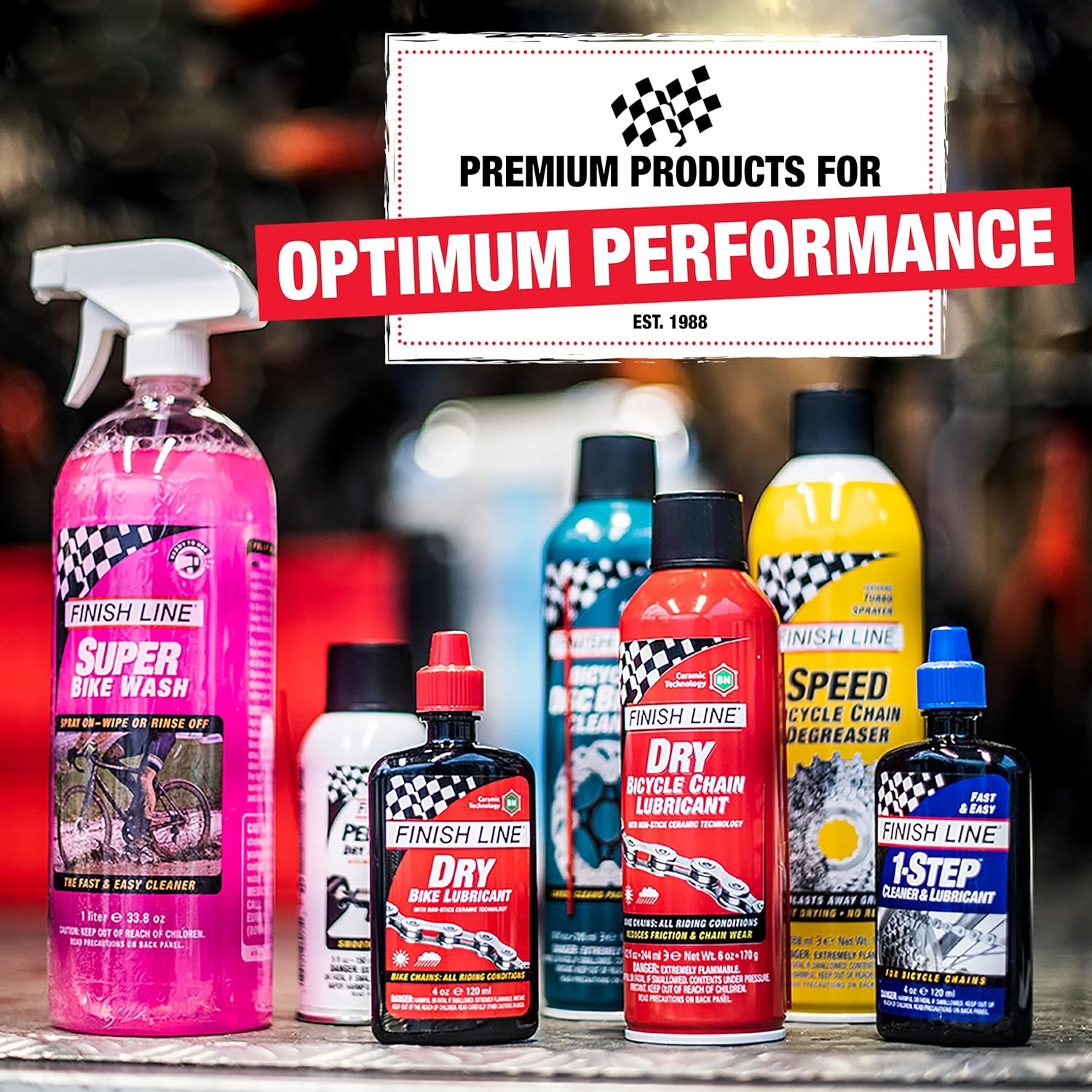 Finish Line Dry Bike Chain Lube – Ceramic Dry-Film Lubricant – Dirt & Dust - Image 5