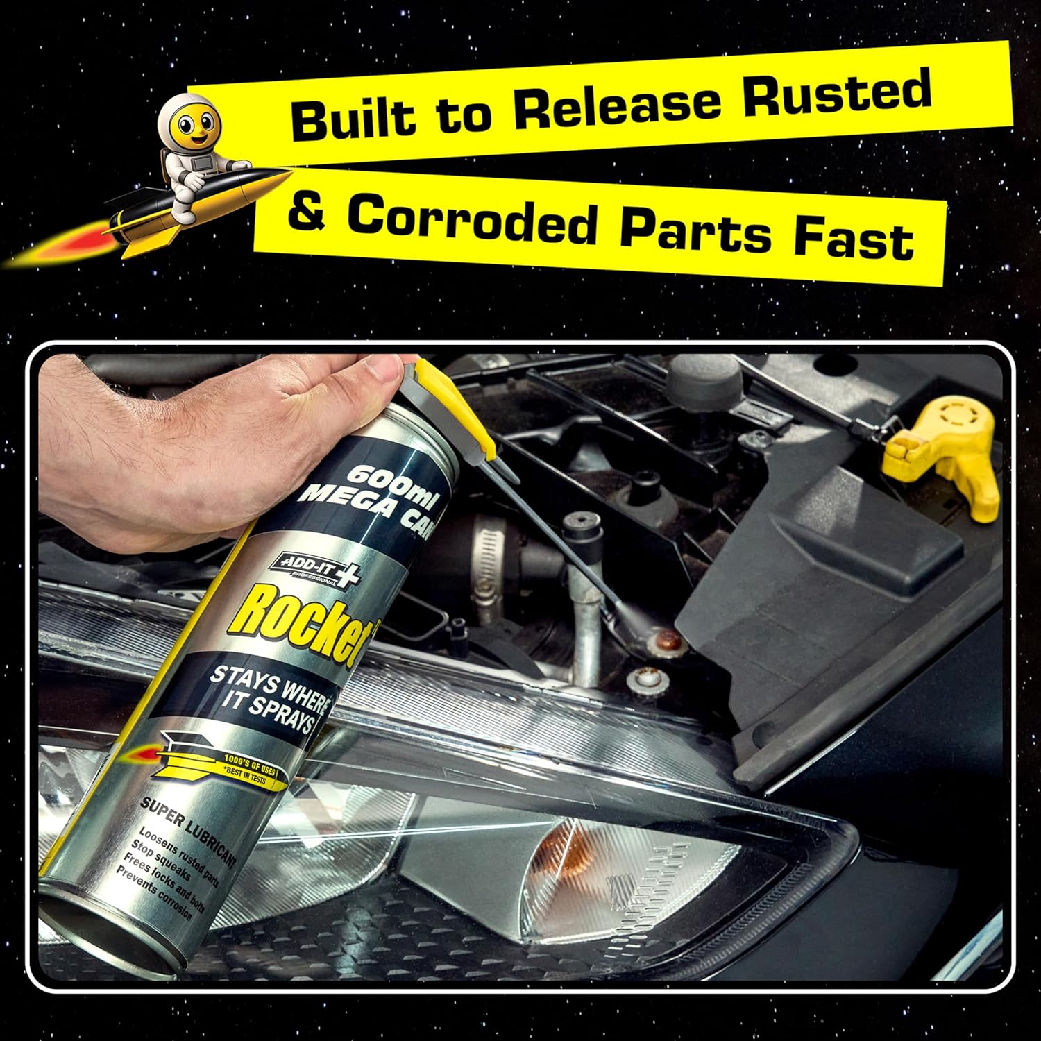 Multi-Purpose Lubricant Spray, 15.2 Fl Oz - Penetrating Oil & Anti-Corrosion - Image 7