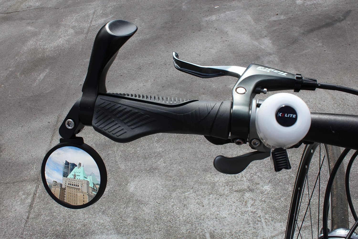 Hafny Bar End Bike Mirror, Stainless Steel Lens, Safe Rearview Mirror, HF-MR083 - Image 6